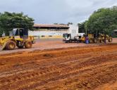 Imagens da Notícia - Nova Xavantina dá importante passo na melhoria da infraestrutura esportiva com início da obra de pavimentação asfáltica no Ginásio Municipal